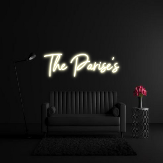 CREATE YOUR OWN WEDDING NEON SIGN The Parise’s