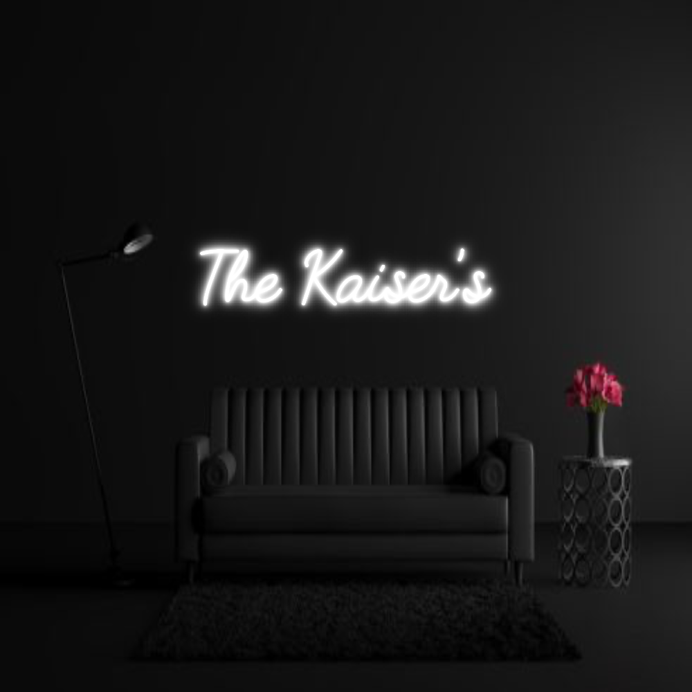 CREATE YOUR OWN WEDDING NEON SIGN The Kaiser’s