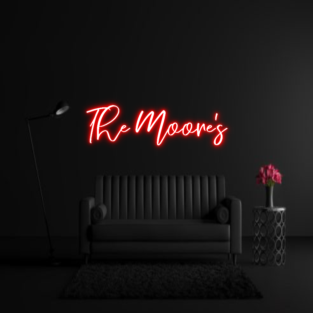 CREATE YOUR OWN WEDDING NEON SIGN The Moore’s