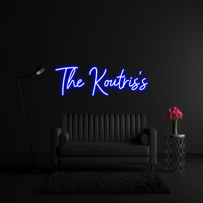 CREATE YOUR OWN WEDDING NEON SIGN The Koutris’s