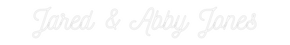 CREATE YOUR OWN WEDDING NEON SIGN Jared & Abby ...