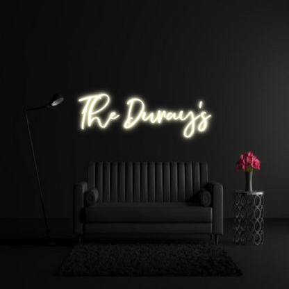 CREATE YOUR OWN WEDDING NEON SIGN The Duray’s