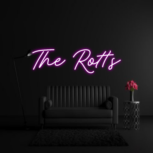 CREATE YOUR OWN WEDDING NEON SIGN The Rott’s