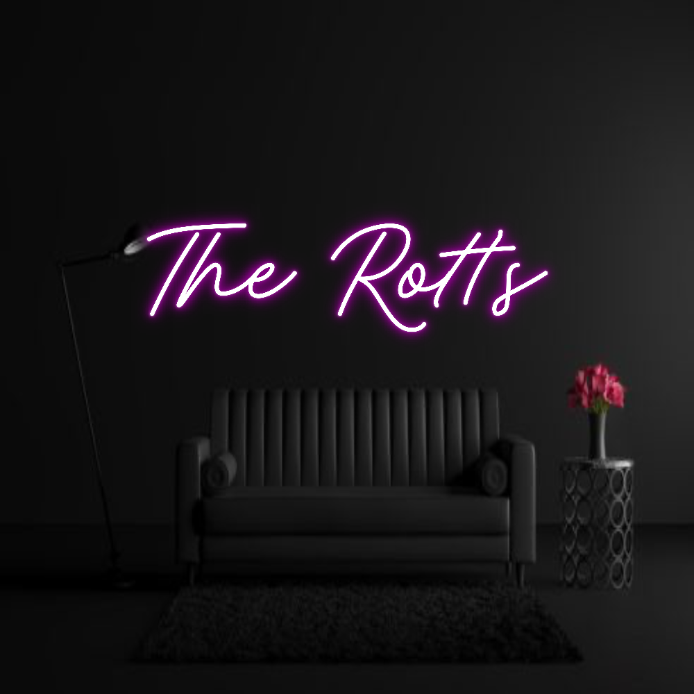 CREATE YOUR OWN WEDDING NEON SIGN The Rott’s