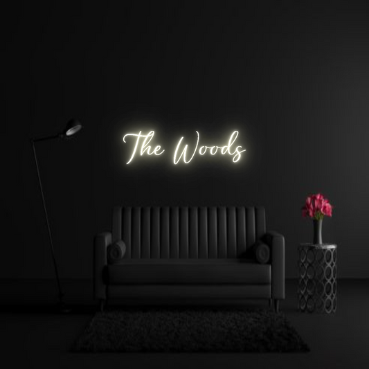 CREATE YOUR OWN WEDDING NEON SIGN The Woods