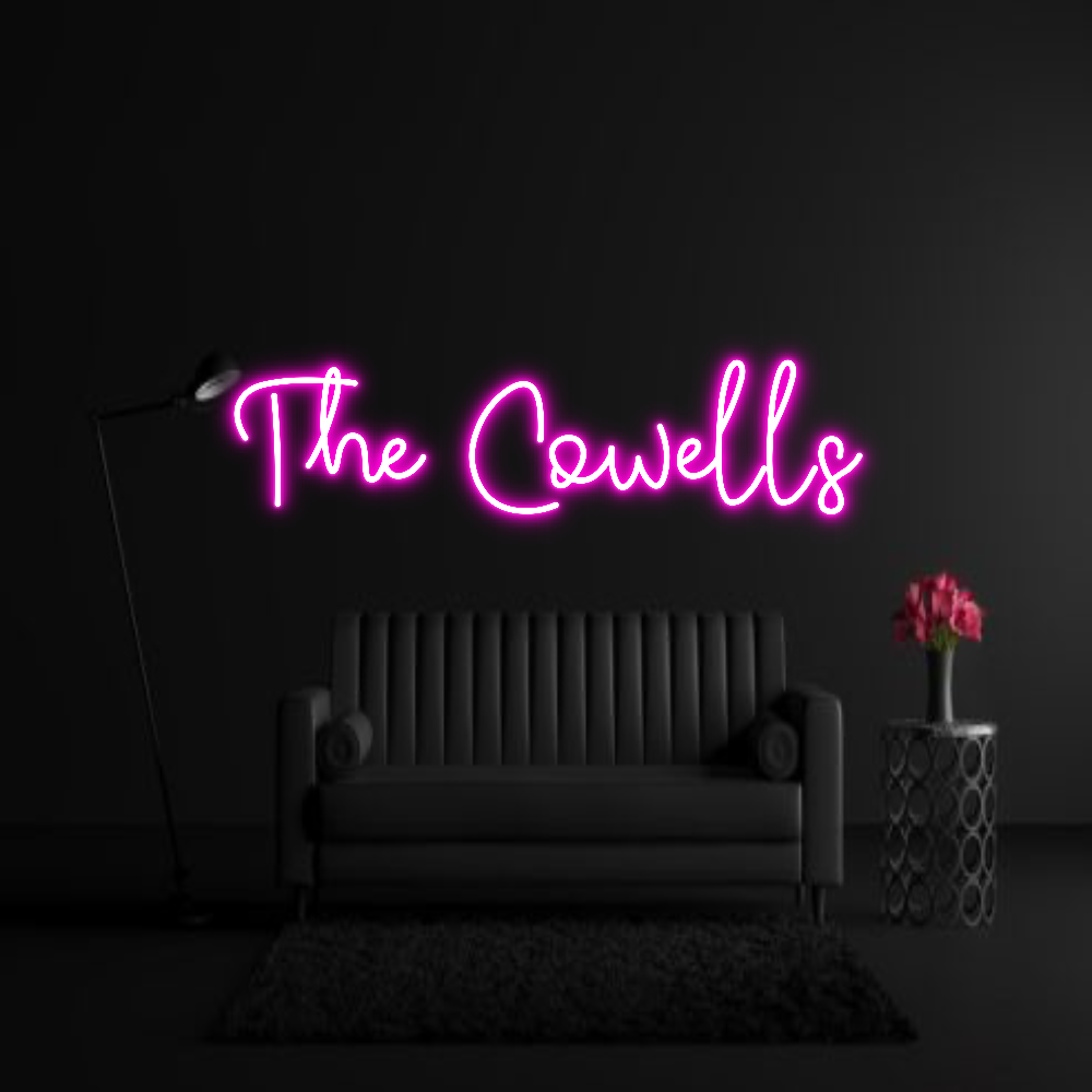 CREATE YOUR OWN WEDDING NEON SIGN The Cowells