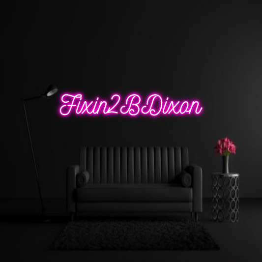 CREATE YOUR OWN WEDDING NEON SIGN Fixin2BDixon