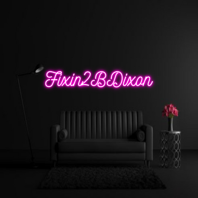 CREATE YOUR OWN WEDDING NEON SIGN Fixin2BDixon