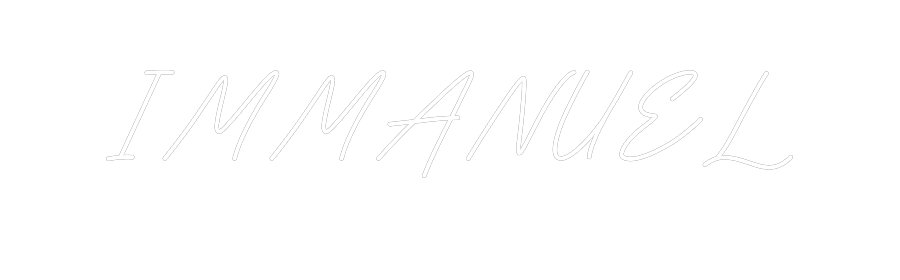 CREATE YOUR OWN WEDDING NEON SIGN IMMANUEL