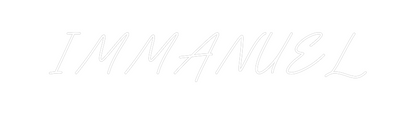 CREATE YOUR OWN WEDDING NEON SIGN IMMANUEL
