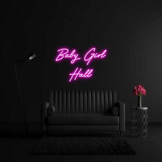 CREATE YOUR OWN WEDDING NEON SIGN Baby Girl
Hall