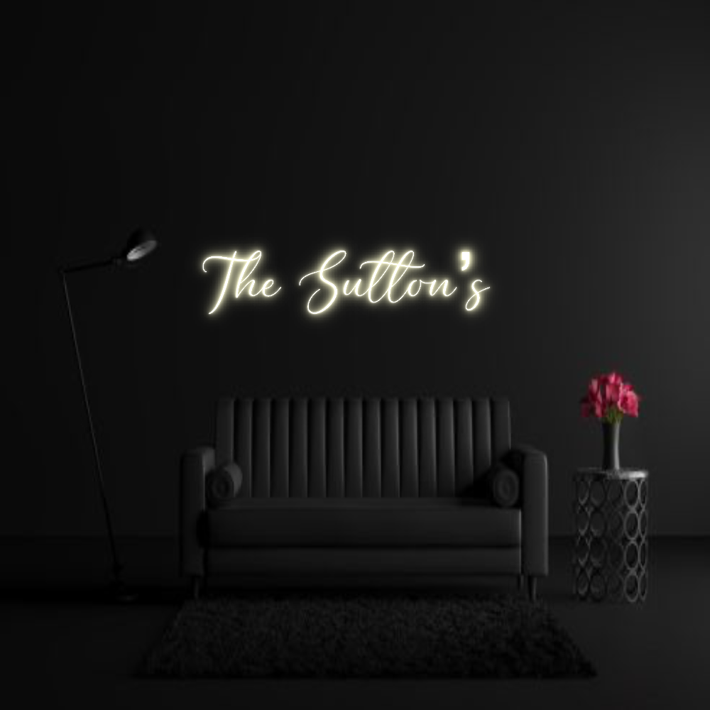 CREATE YOUR OWN WEDDING NEON SIGN The Sutton’s