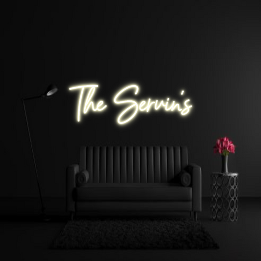 CREATE YOUR OWN WEDDING NEON SIGN The Servin’s