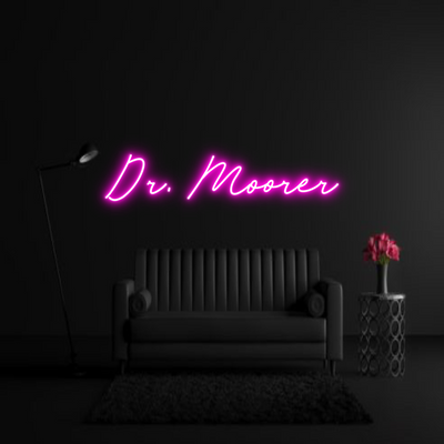 CREATE YOUR OWN WEDDING NEON SIGN Dr. Moorer