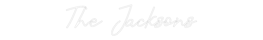 CREATE YOUR OWN WEDDING NEON SIGN The Jacksons