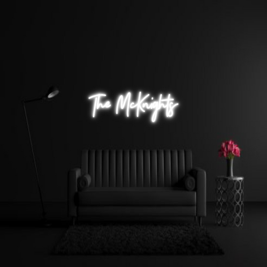 CREATE YOUR OWN WEDDING NEON SIGN The McKnights