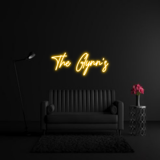 CREATE YOUR OWN WEDDING NEON SIGN The Glynn’s