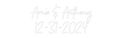 CREATE YOUR OWN WEDDING NEON SIGN Arnie & Antho...