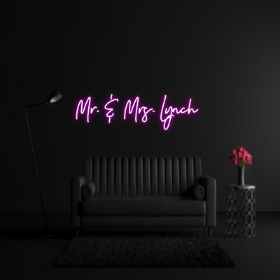 CREATE YOUR OWN WEDDING NEON SIGN Mr. & Mrs. Ly...