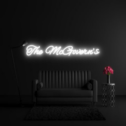 CREATE YOUR OWN WEDDING NEON SIGN The McGovern's