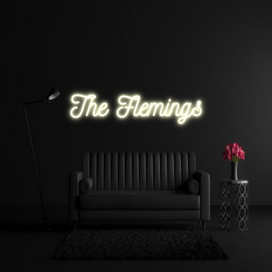 CREATE YOUR OWN WEDDING NEON SIGN The Flemings