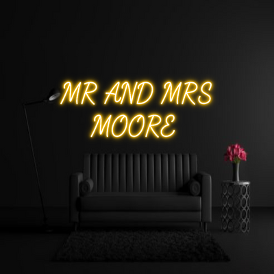 CREATE YOUR OWN WEDDING NEON SIGN MR AND MRS
 ...