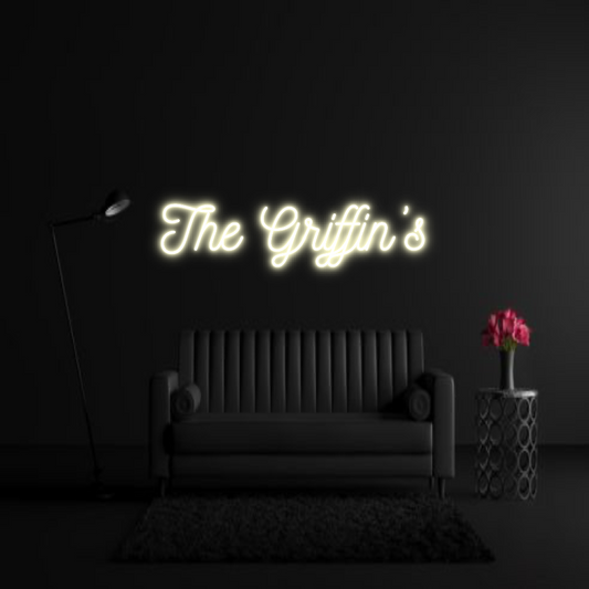 CREATE YOUR OWN WEDDING NEON SIGN The Griffin’s