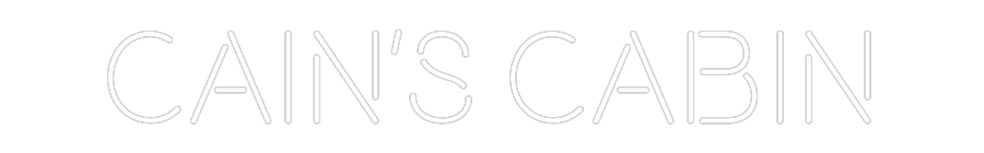 CREATE YOUR OWN WEDDING NEON SIGN Cain’s Cabin