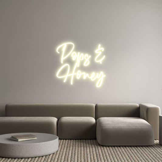 CREATE YOUR OWN CUSTOM NEON Pops &
Honey