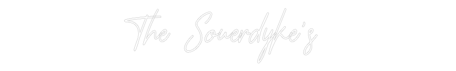 CREATE YOUR OWN WEDDING NEON SIGN The Souerdyke...