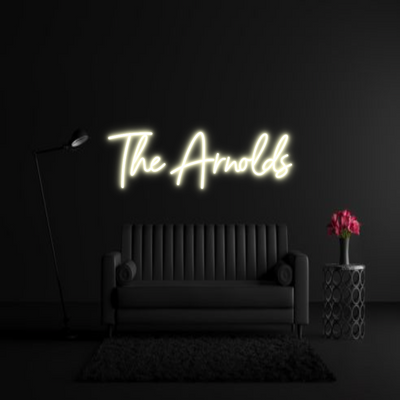 CREATE YOUR OWN WEDDING NEON SIGN The Arnolds