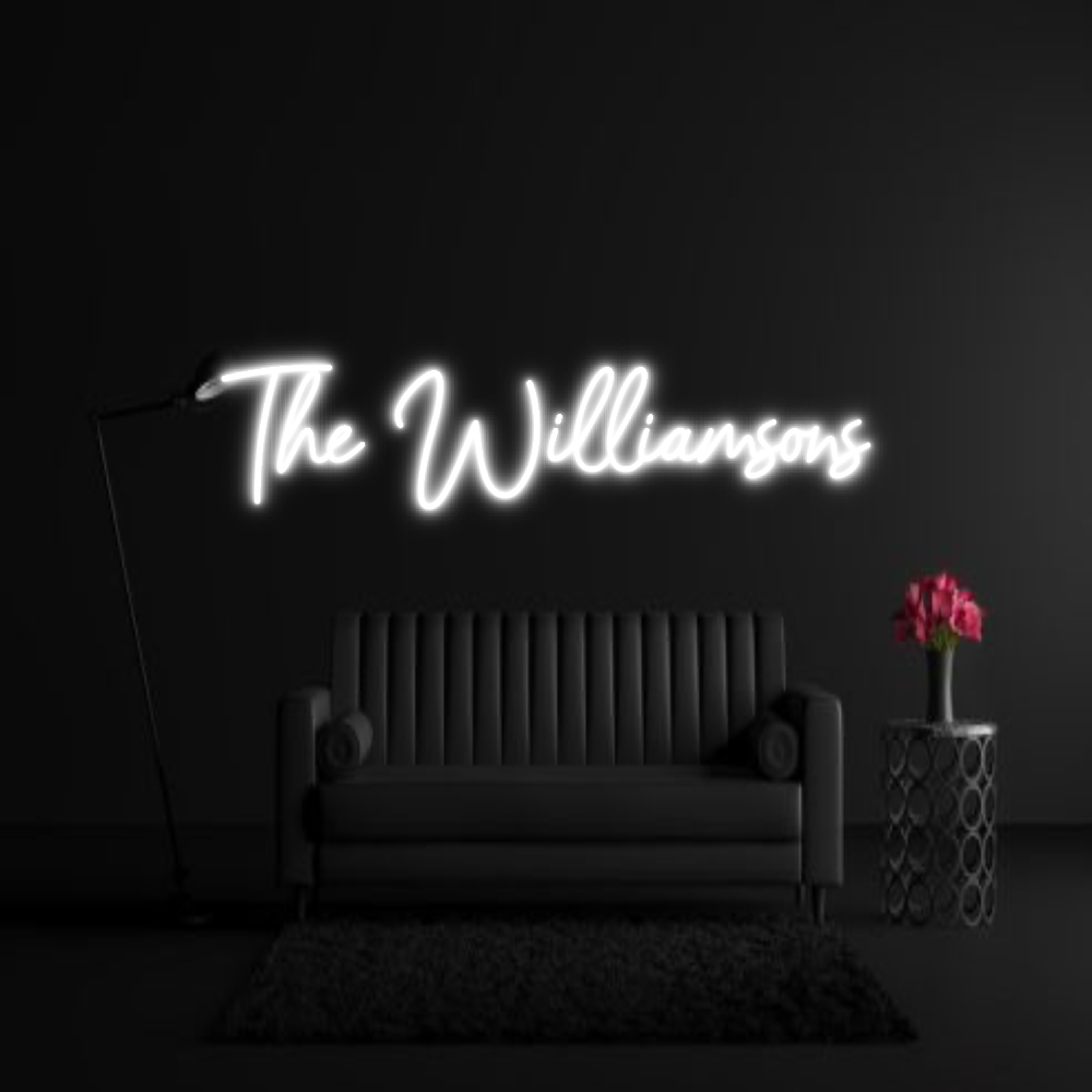CREATE YOUR OWN WEDDING NEON SIGN The Williamsons