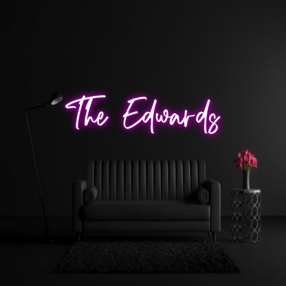 CREATE YOUR OWN WEDDING NEON SIGN The  Edwards