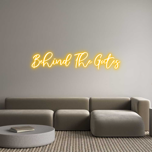 CREATE YOUR OWN CUSTOM NEON Behind The Ga...