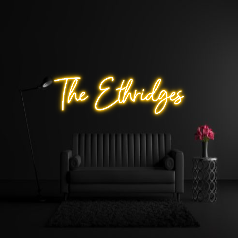 CREATE YOUR OWN WEDDING NEON SIGN The Ethridges
