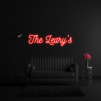 CREATE YOUR OWN WEDDING NEON SIGN The Leary's