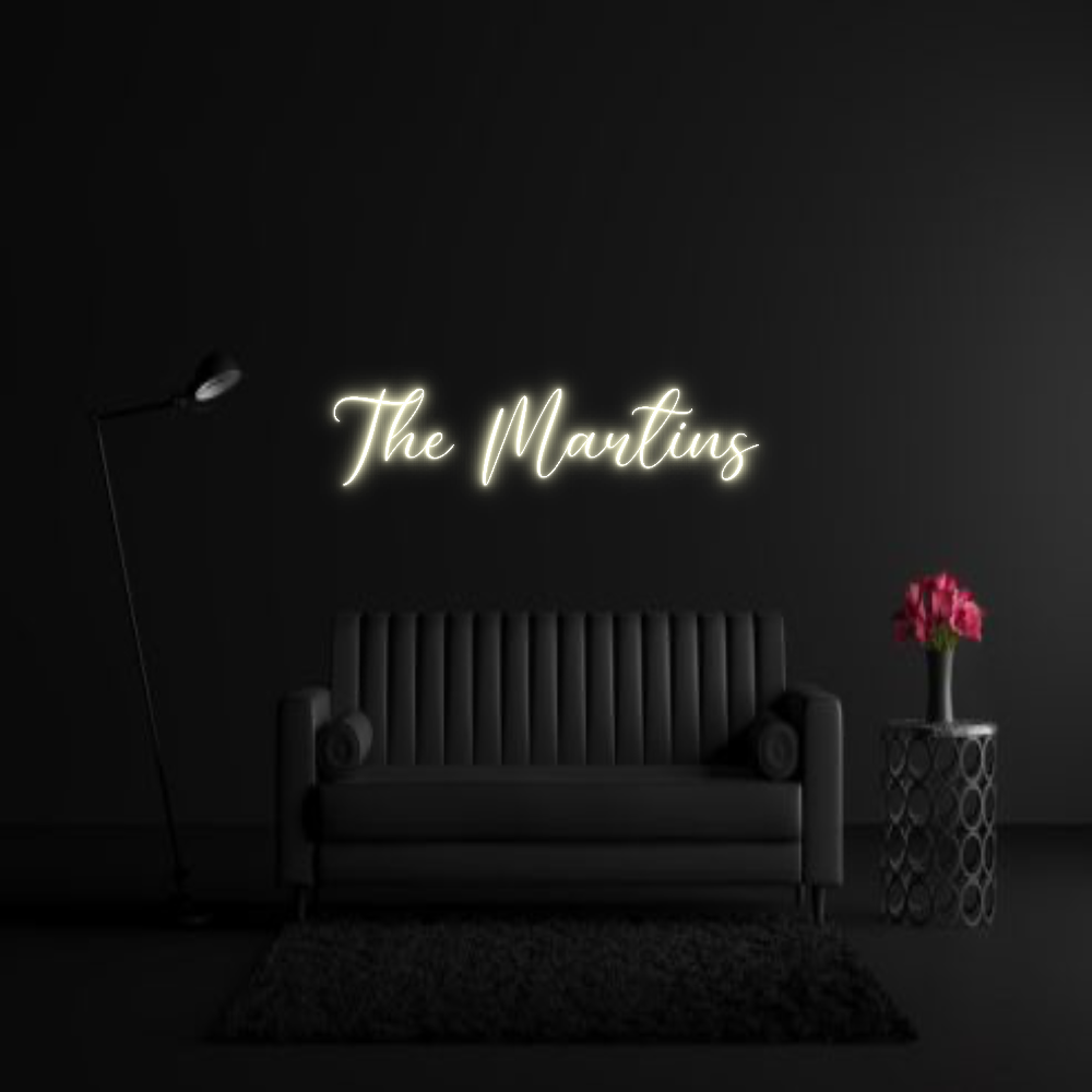 CREATE YOUR OWN WEDDING NEON SIGN The Martins