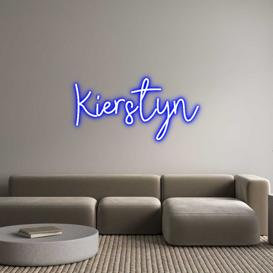 CREATE YOUR OWN CUSTOM NEON Kierstyn