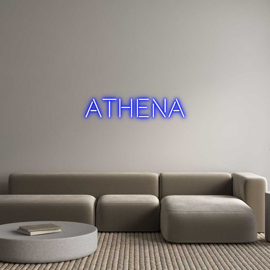 CREATE YOUR OWN CUSTOM NEON Athena