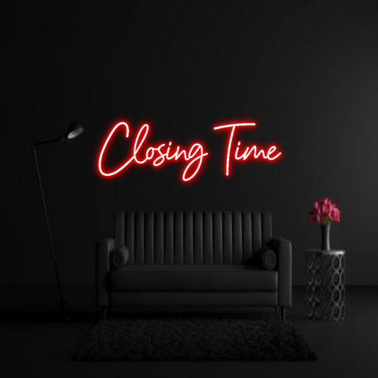 CREATE YOUR OWN WEDDING NEON SIGN Closing Time