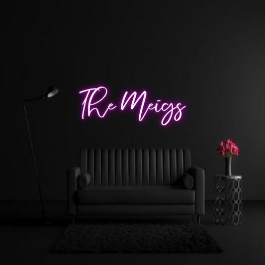 CREATE YOUR OWN WEDDING NEON SIGN The Meigs