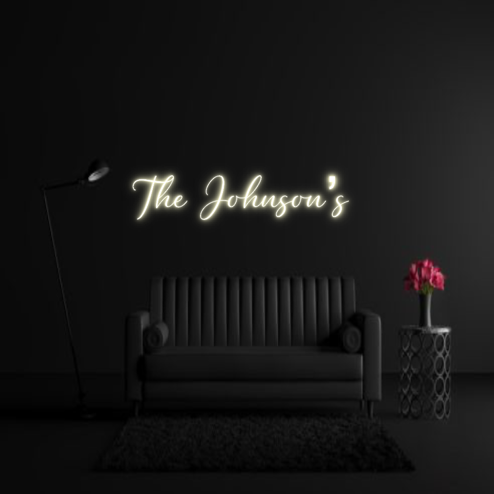 CREATE YOUR OWN WEDDING NEON SIGN The Johnson’s