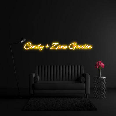 CREATE YOUR OWN WEDDING NEON SIGN Cindy + Zane ...