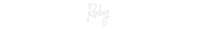 CREATE YOUR OWN WEDDING NEON SIGN Ruby