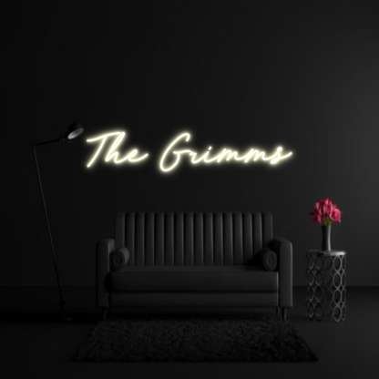 CREATE YOUR OWN WEDDING NEON SIGN The Grimms