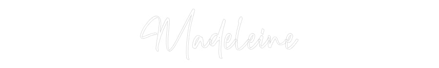 CREATE YOUR OWN WEDDING NEON SIGN Madeleine