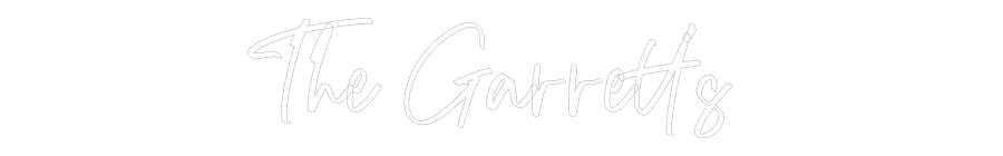 CREATE YOUR OWN WEDDING NEON SIGN The Garrett’s