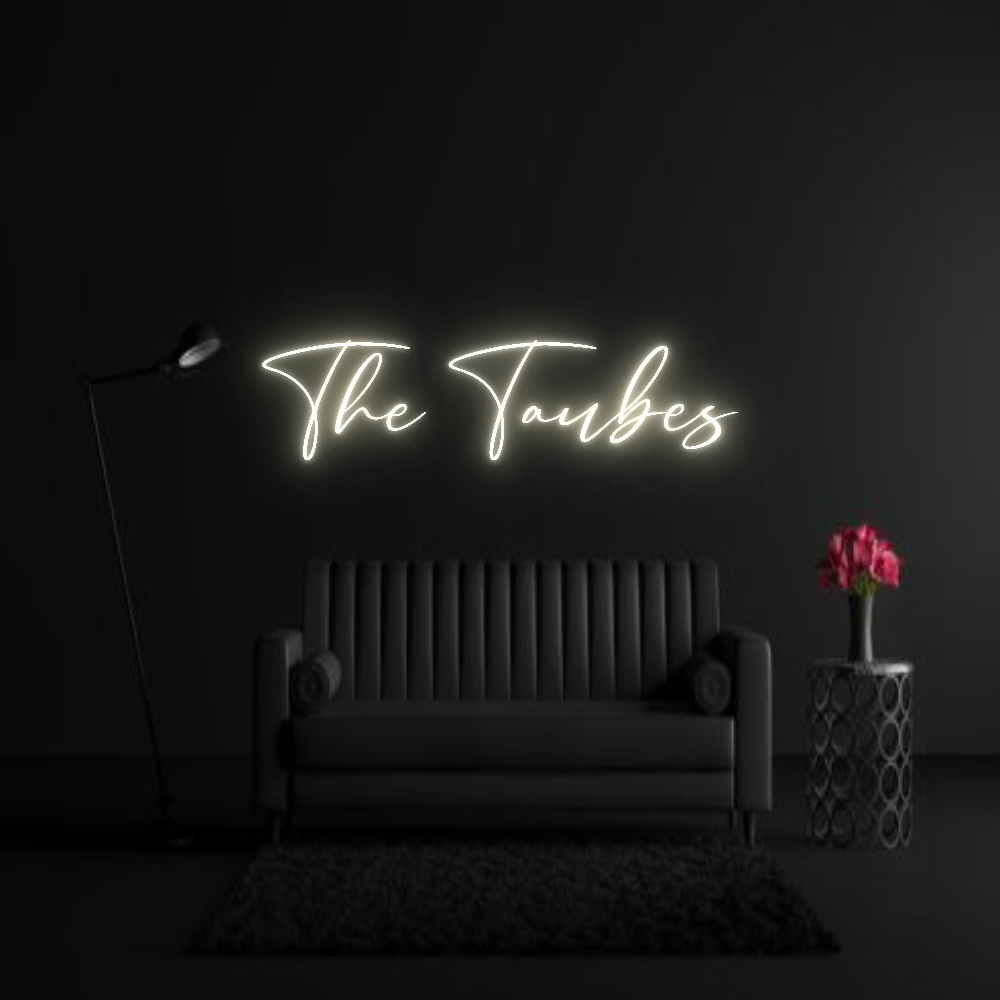 CREATE YOUR OWN WEDDING NEON SIGN The Taubes