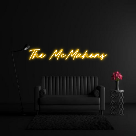 CREATE YOUR OWN WEDDING NEON SIGN The McMahons