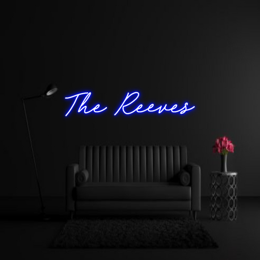 CREATE YOUR OWN WEDDING NEON SIGN The Reeves